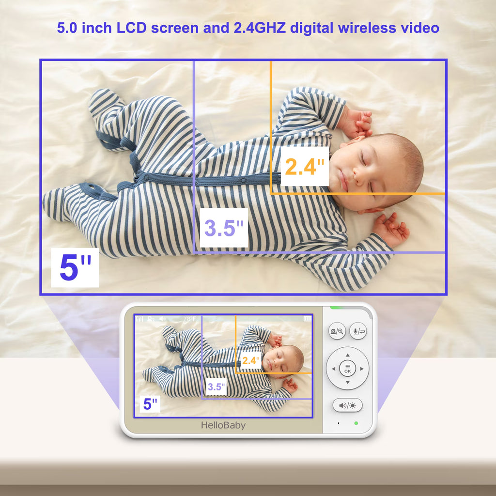 HelloBaby HB6256 Baby Monitor No WiFi | Mystery Mania