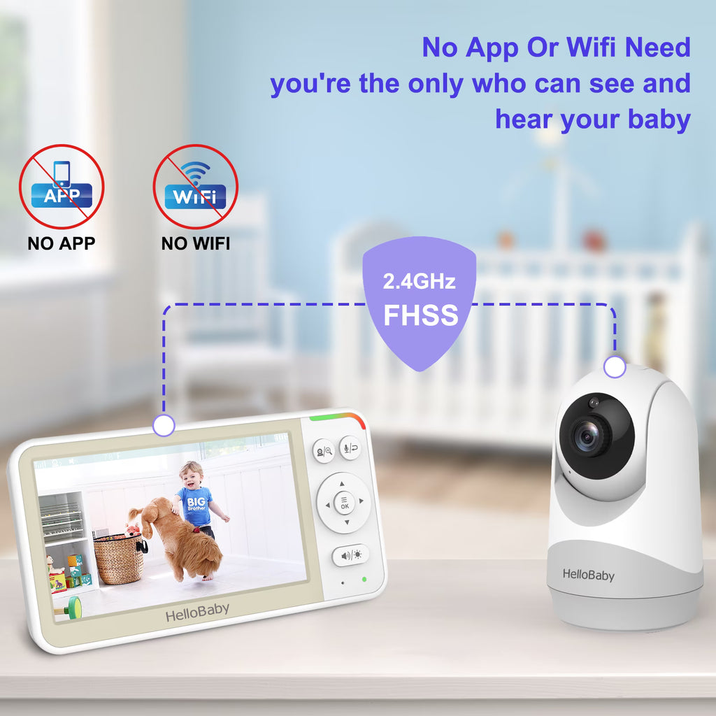 HelloBaby HB6256 Baby Monitor No WiFi | Mystery Mania