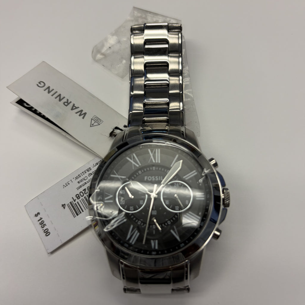 Fossil Grant 44mm Chronograph, Stainless Steel Watch