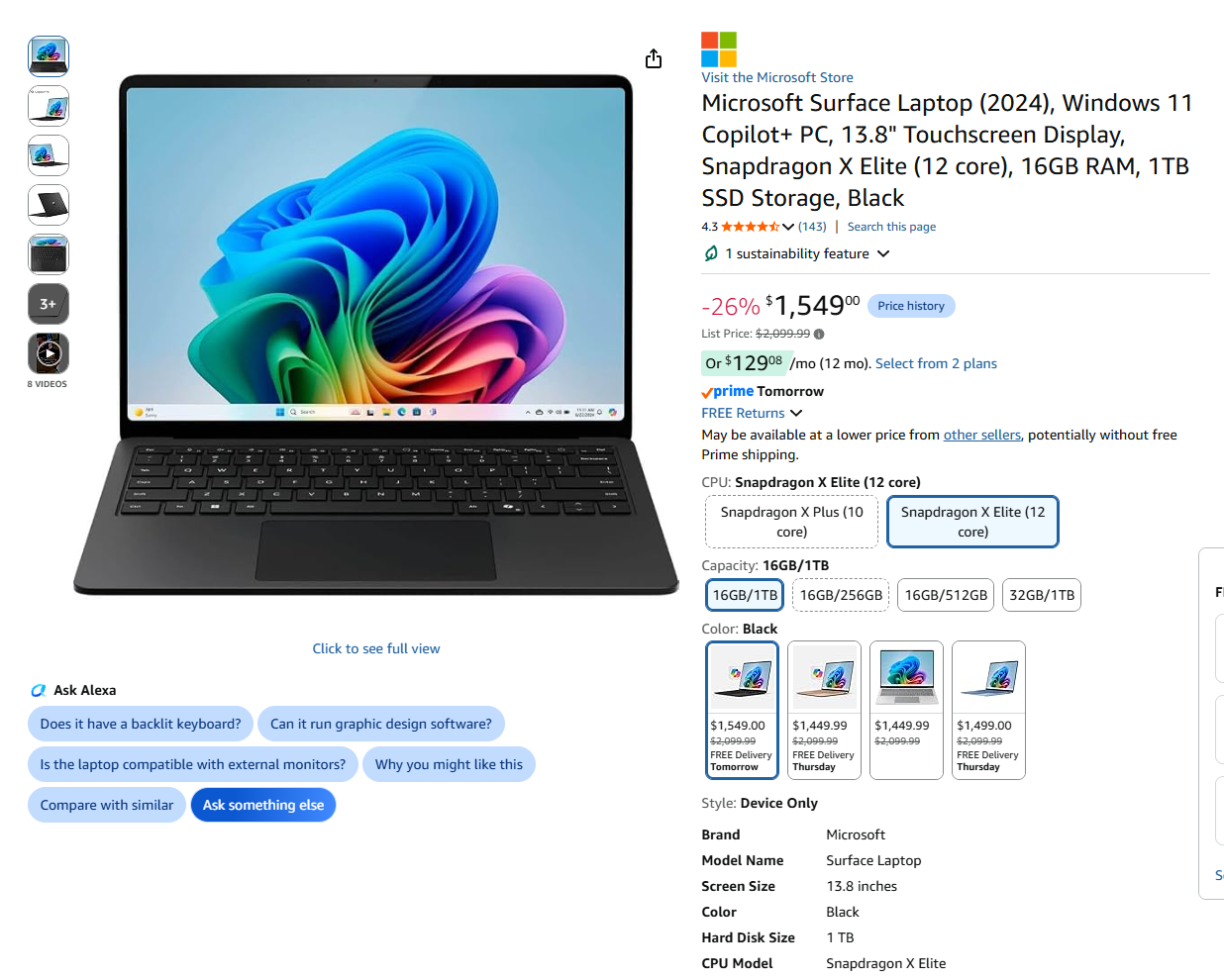 Microsoft Surface Laptop Copilot+ PC | AI Laptop | Mystery Mania Premium Finds
